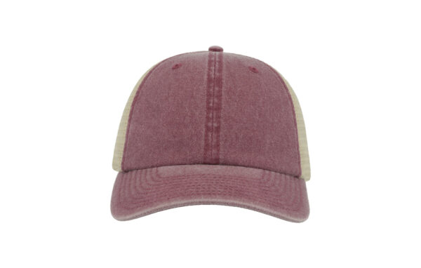 CASE-BURGUNDY-TRUCKER-COTTON-FRONT-CASEBO