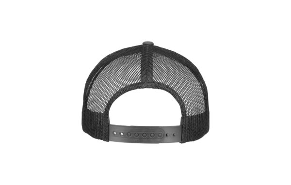 5Panel Retro trucker charcoal backside view 6506