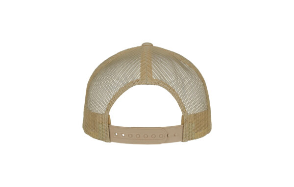 5Panel Retro trucker khaki backside view 6506