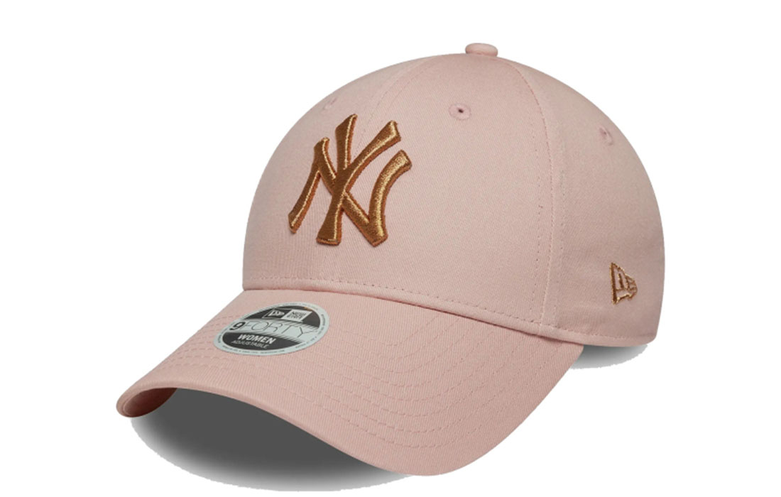 New Era 9Forty Womens Cap - Metallic New York Yankees Rose