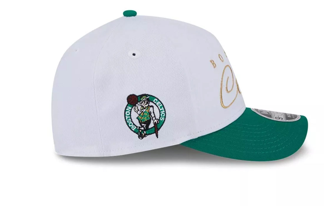 1752025105377-MK8IWK2PIH-1-4 The 9FORTY M-Crown has a semi-full shape that sits higher than the original 9FORTY Adjustable snapback closure 5-Panel structured silhouette High profile crown Curved Block text embroidery detailing on front Logo embroidery detailing on front One size fits most