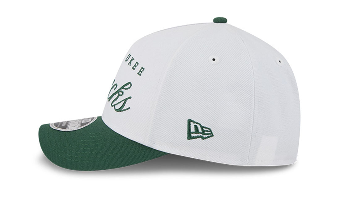 60673555_9FORTYMCAF_NBA25DRAFT940MCAF_MILBUC_OTC_LSIDE 2 The 9FORTY M-Crown has a semi-full shape that sits higher than the original 9FORTY MICROERA™ technology acts as an anti-microbial to reduce odor Embroidered graphics with raised details Five panels with A-frame pinched front One size fits most Contrast-color undervisor Printed stripes on front panel Material: 94% Polyester/6% Spandex